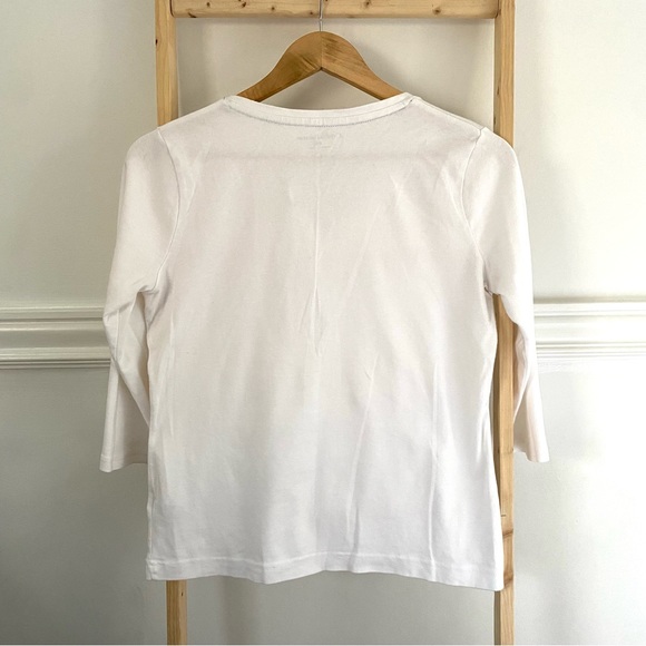🔹3/$15🔹 White Top - Petite Small - Picture 2 of 10